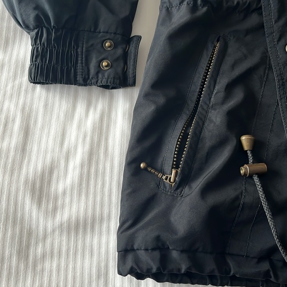 Vintage Nordica Ski Jacket Black Purple Size 8 Large - Picture 12 of 16